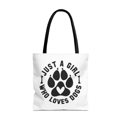 Just a Girl Who Loves Dogs Tote Bag