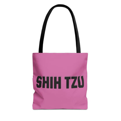 Shih Tzu Text Tote Bag - Stylish & Durable Gift for Shih Tzu Lovers