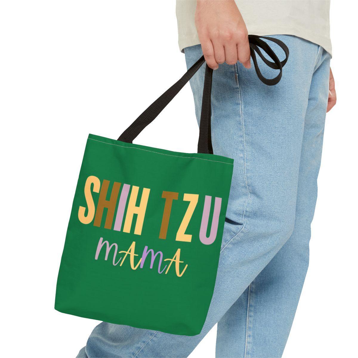 Shih Tzu Mama Words Tote Bag - Shih Tzu Gifts