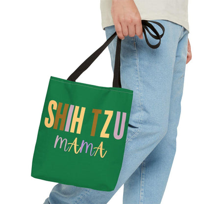 Shih Tzu Mama Words Tote Bag - Shih Tzu Gifts