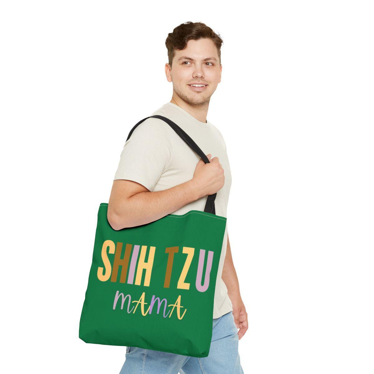 Shih Tzu Mama Words Tote Bag - Shih Tzu Gifts
