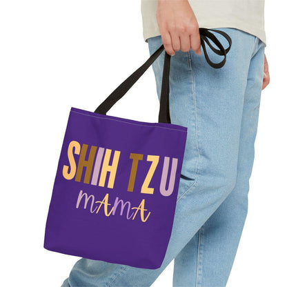Shih Tzu Mama Words Tote Bag - Shih Tzu Gifts