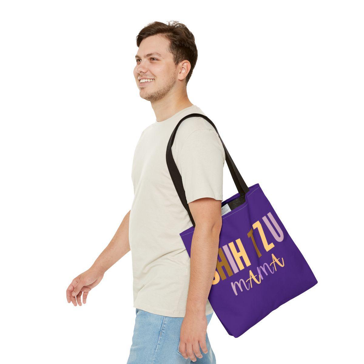 Shih Tzu Mama Words Tote Bag - Shih Tzu Gifts