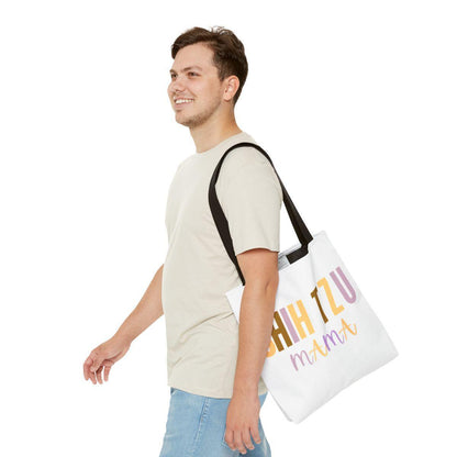 Shih Tzu Mama Words Tote Bag - Shih Tzu Gifts