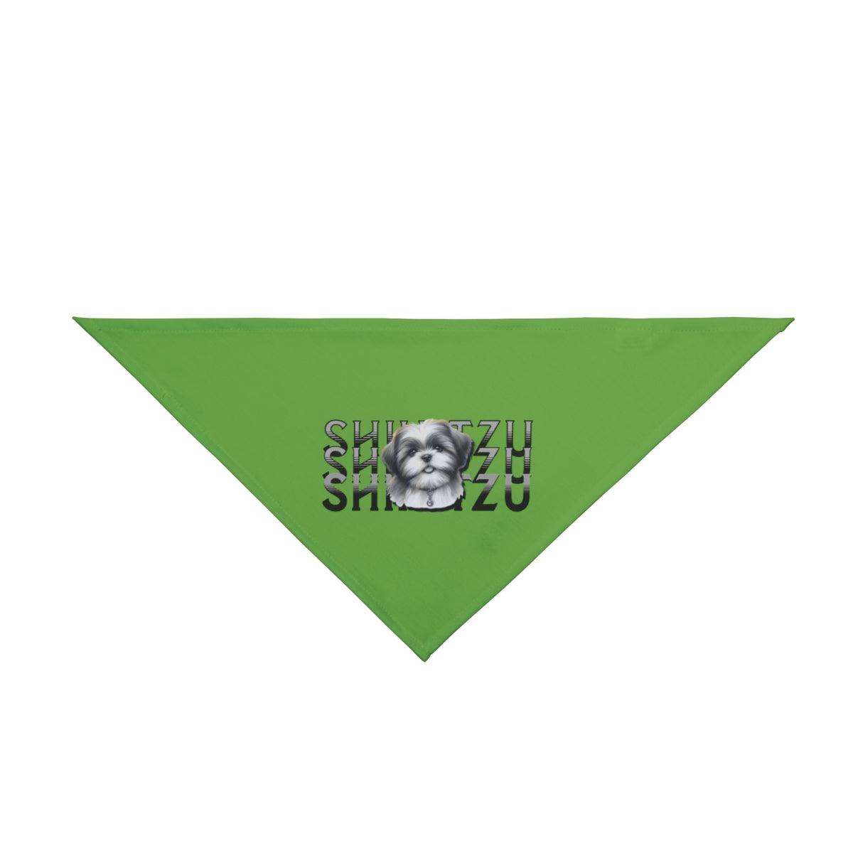 Adorable Shih Tzu Stack Dog Bandana – Cute & Stylish Pet Accessory