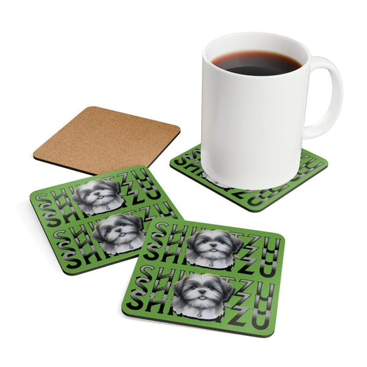 Shih Tzu Stack Coaster Set – Cute & Practical Gift for Dog Lovers