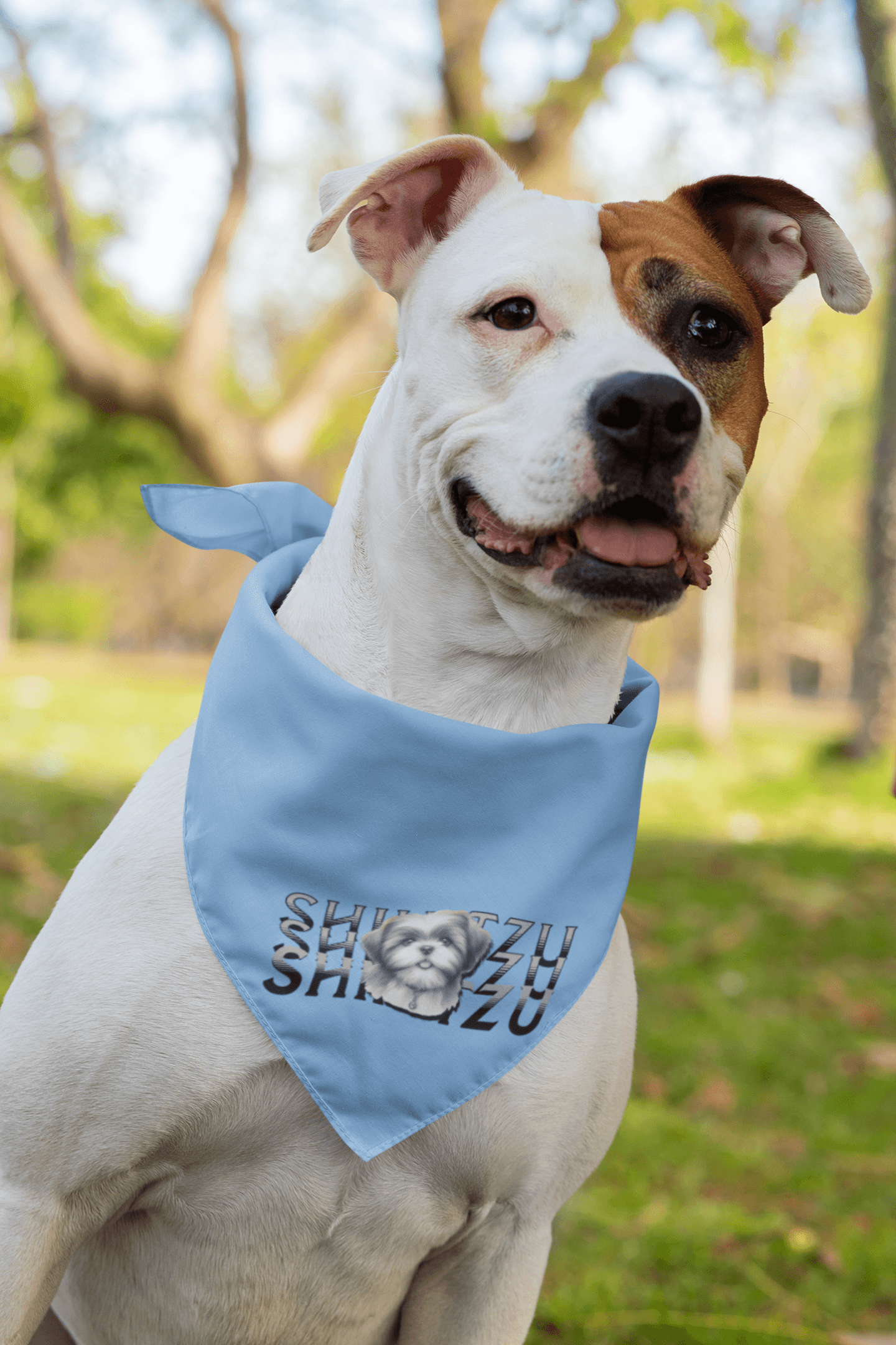 Adorable Shih Tzu Stack Dog Bandana – Cute & Stylish Pet Accessory