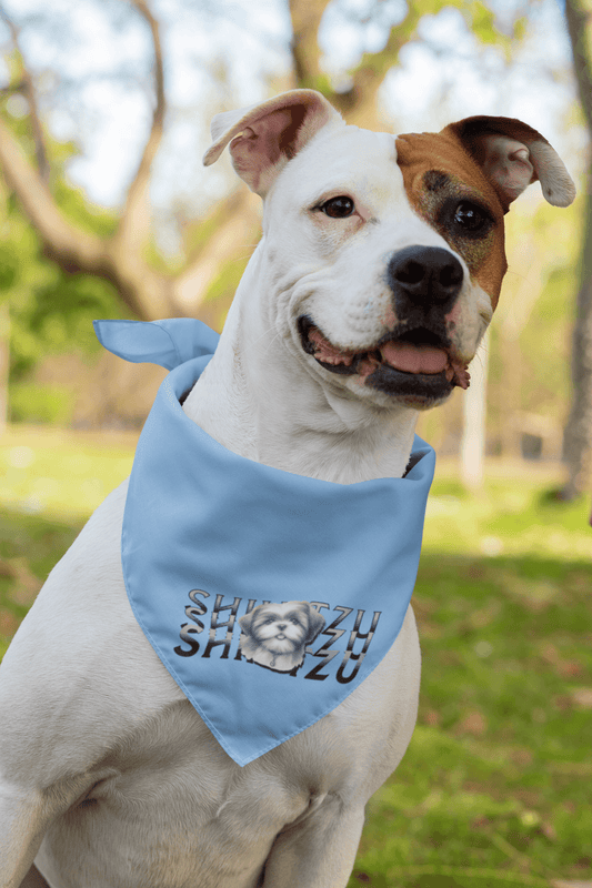 Adorable Shih Tzu Stack Dog Bandana – Cute & Stylish Pet Accessory