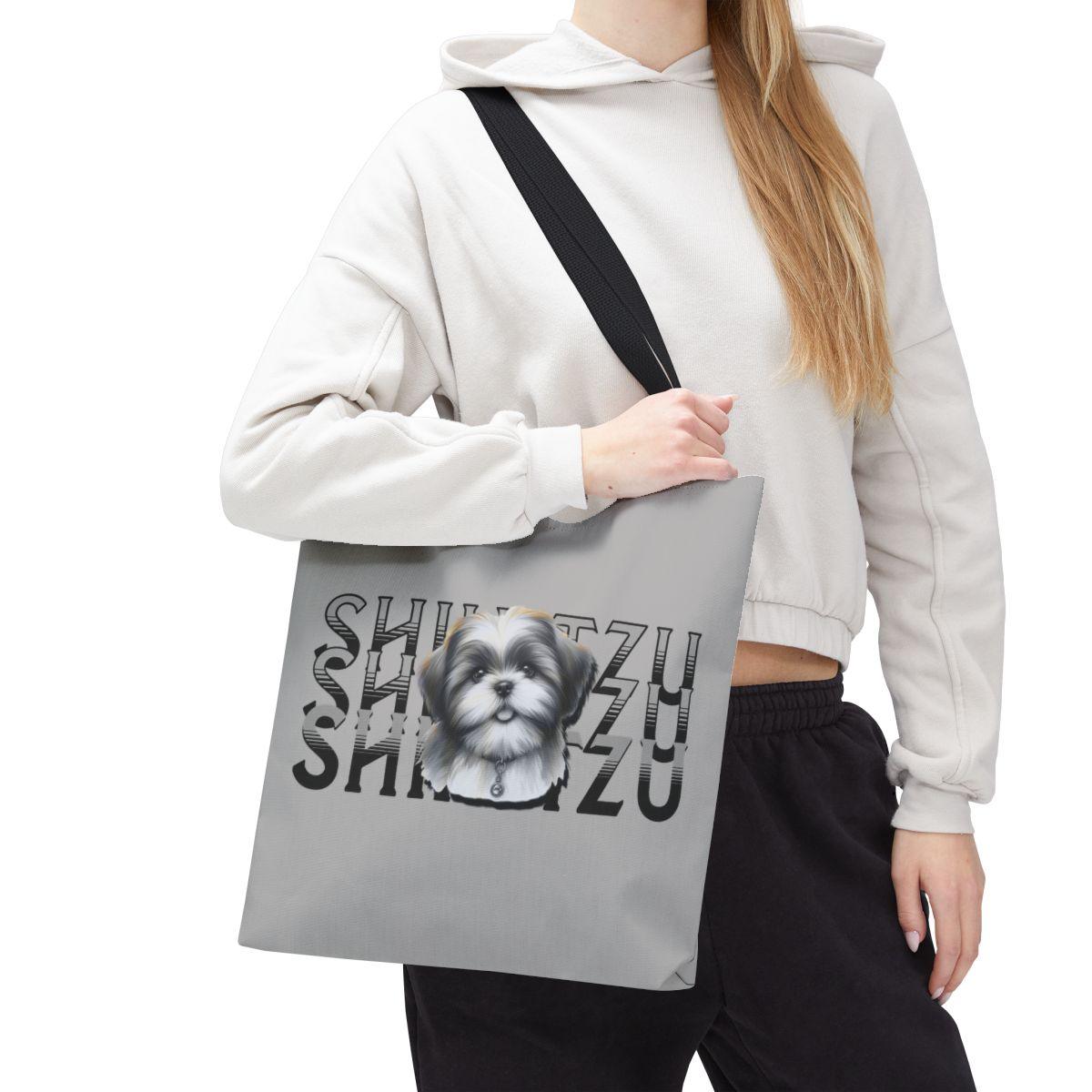 Shih Tzu Stack Tote Bag - Cute & Durable Gift for Shih Tzu Lovers