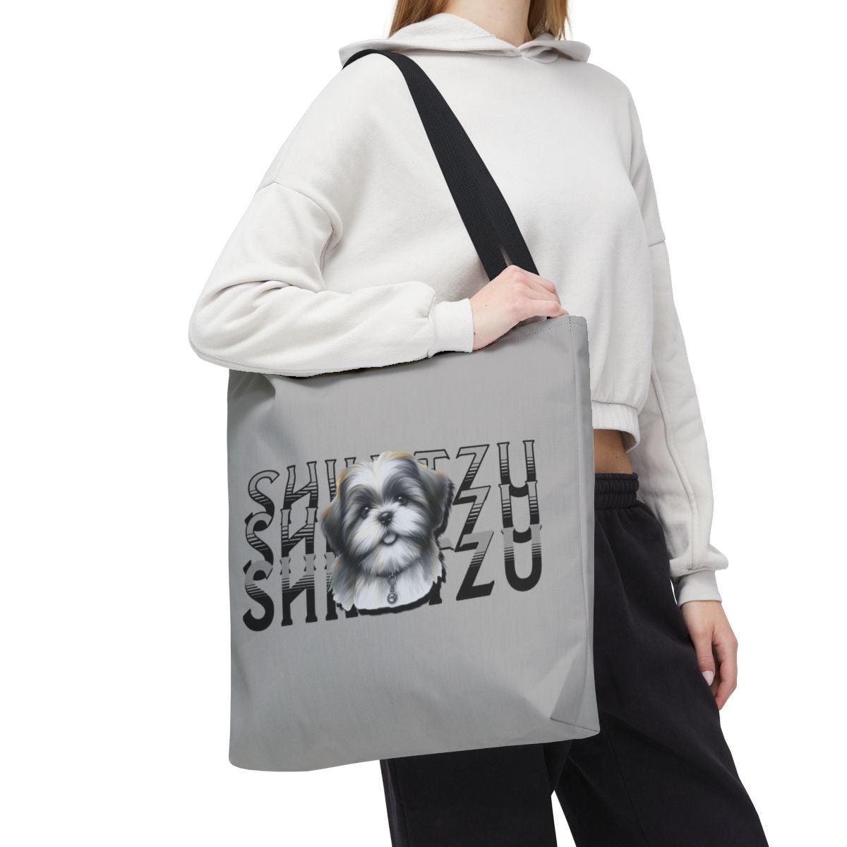Shih Tzu Stack Tote Bag - Cute & Durable Gift for Shih Tzu Lovers