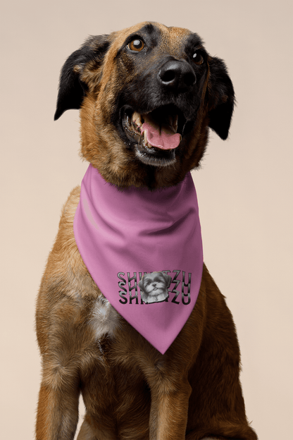 Adorable Shih Tzu Stack Dog Bandana – Cute & Stylish Pet Accessory