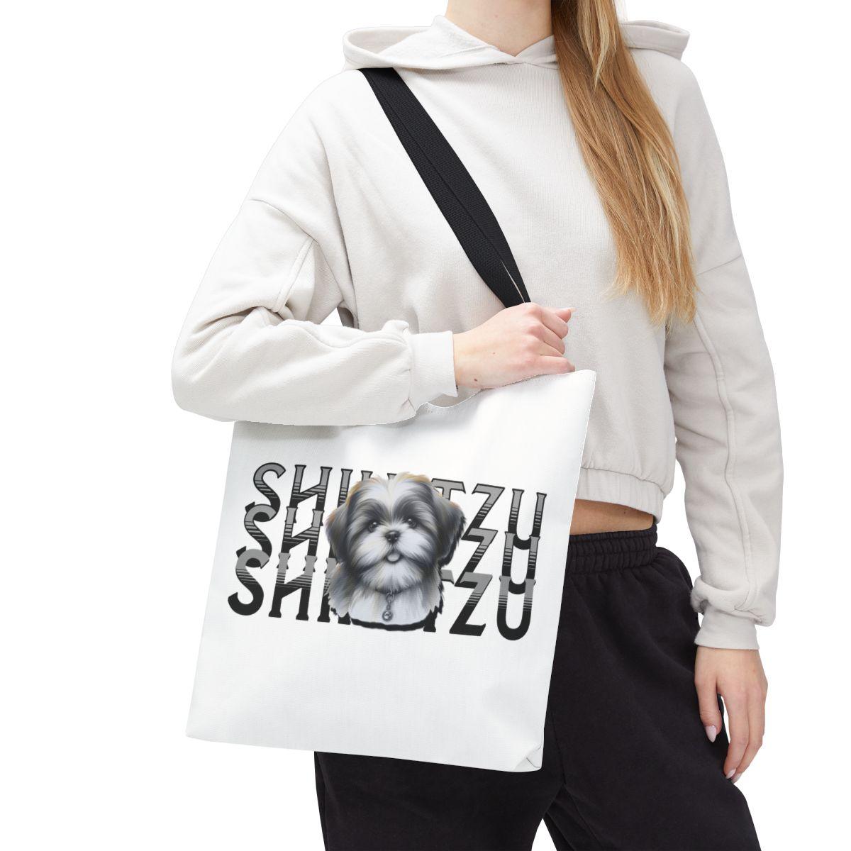 Shih Tzu Stack Tote Bag - Cute & Durable Gift for Shih Tzu Lovers