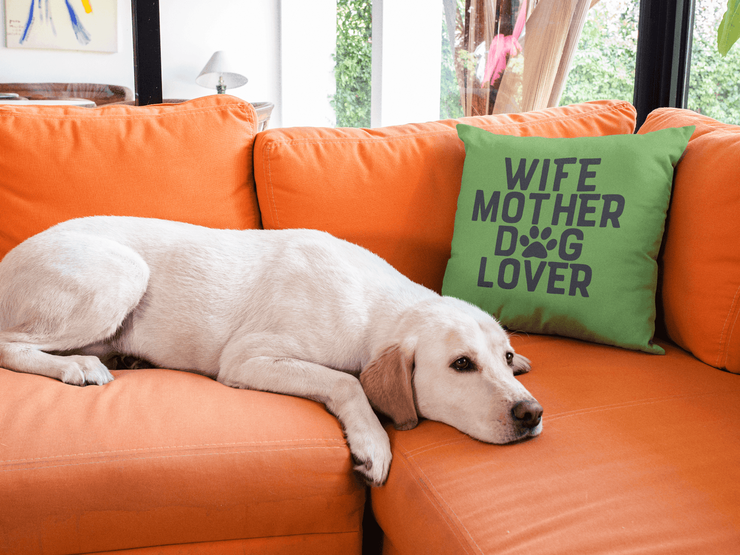 Wife Mother Dog Lover Pillow - Shih Tzu Gifts