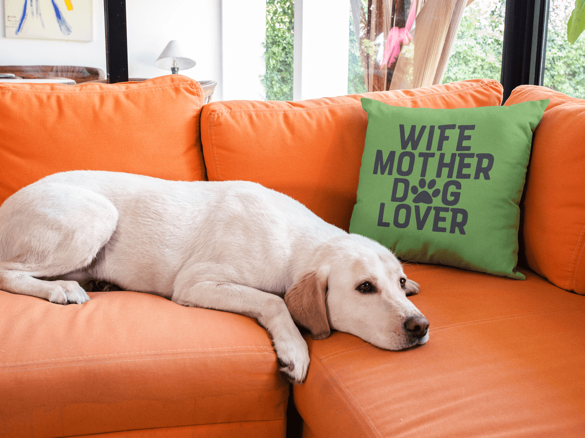Wife Mother Dog Lover Pillow - Shih Tzu Gifts