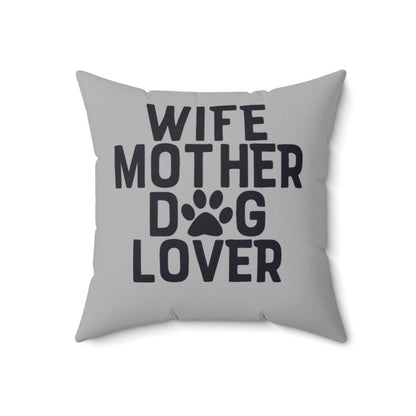 Wife Mother Dog Lover Pillow - Shih Tzu Gifts