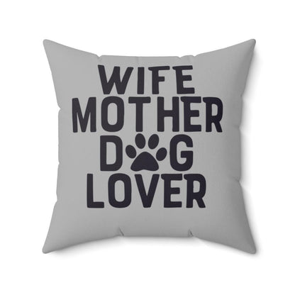 Wife Mother Dog Lover Pillow - Shih Tzu Gifts