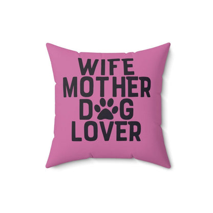Wife Mother Dog Lover Pillow - Shih Tzu Gifts