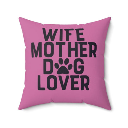 Wife Mother Dog Lover Pillow - Shih Tzu Gifts