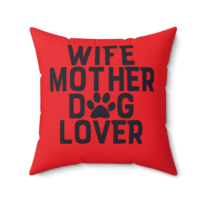 Wife Mother Dog Lover Pillow - Shih Tzu Gifts