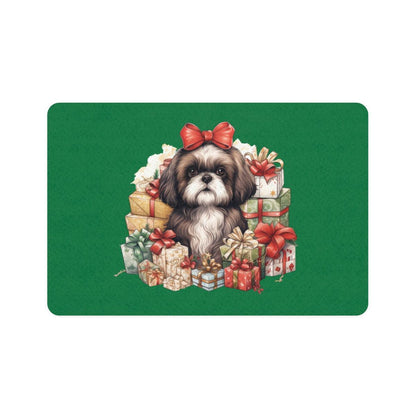 Christmas Gifts Shih Tzu Pet Food Mat - Shih Tzu Gifts