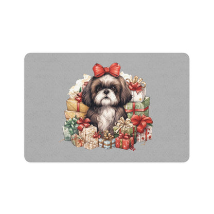 Christmas Gifts Shih Tzu Pet Food Mat - Shih Tzu Gifts