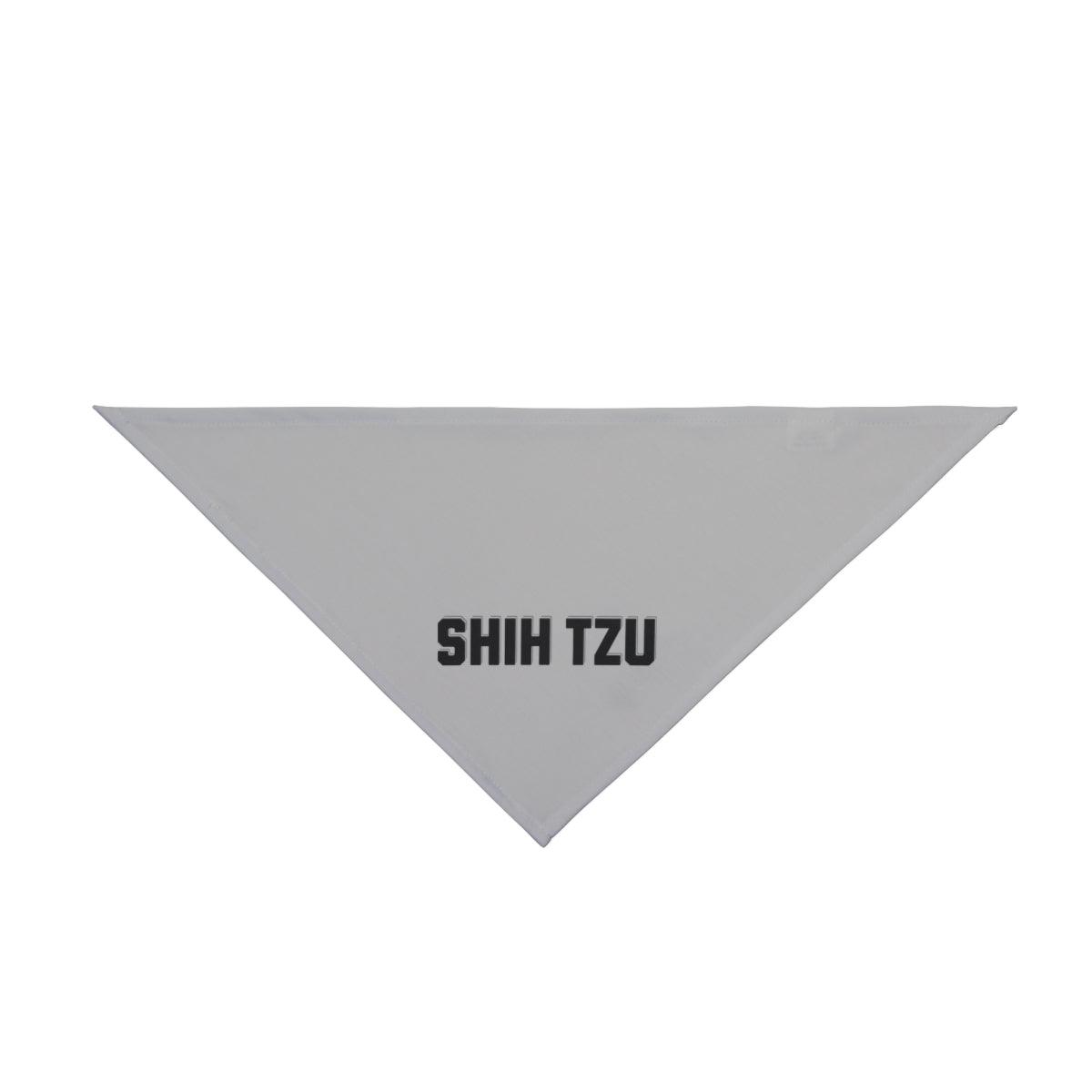 Trendy Shih Tzu Text Dog Bandana – Stylish & Comfortable Pet Wear