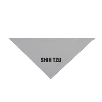 Trendy Shih Tzu Text Dog Bandana – Stylish & Comfortable Pet Wear