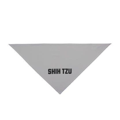 Trendy Shih Tzu Text Dog Bandana – Stylish & Comfortable Pet Wear