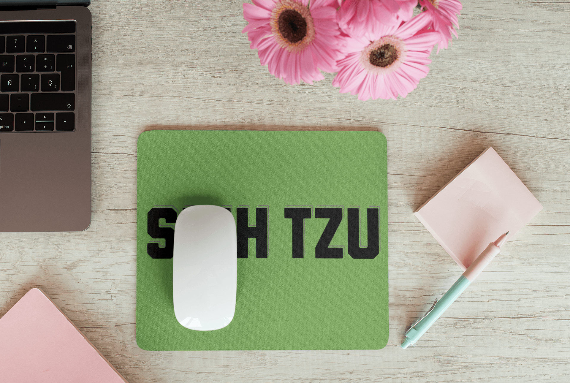 Shih Tzu Text Mouse Pad – Stylish Gift for Dog Lovers & Owners